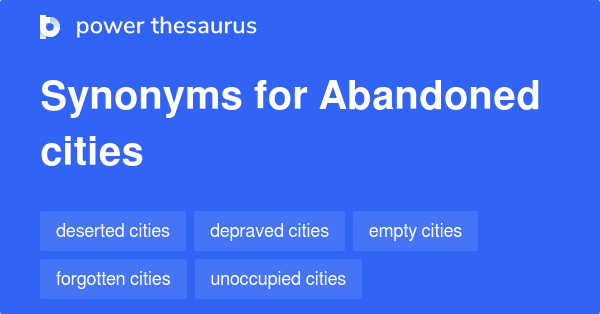 abandoned synonym