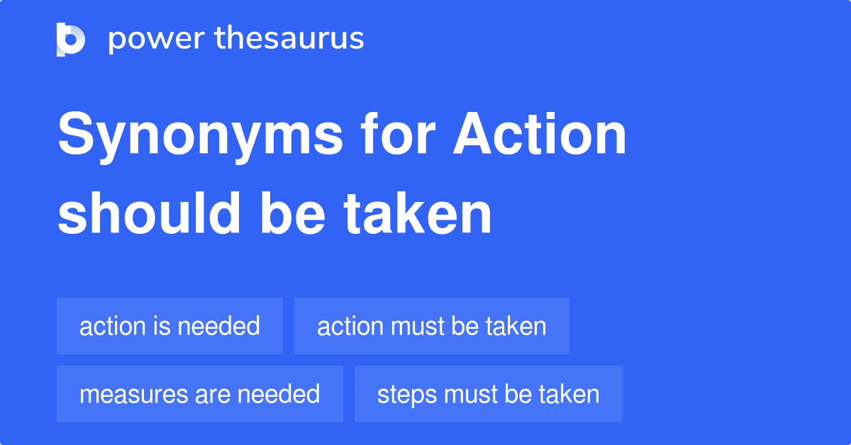 Action Against Synonyms