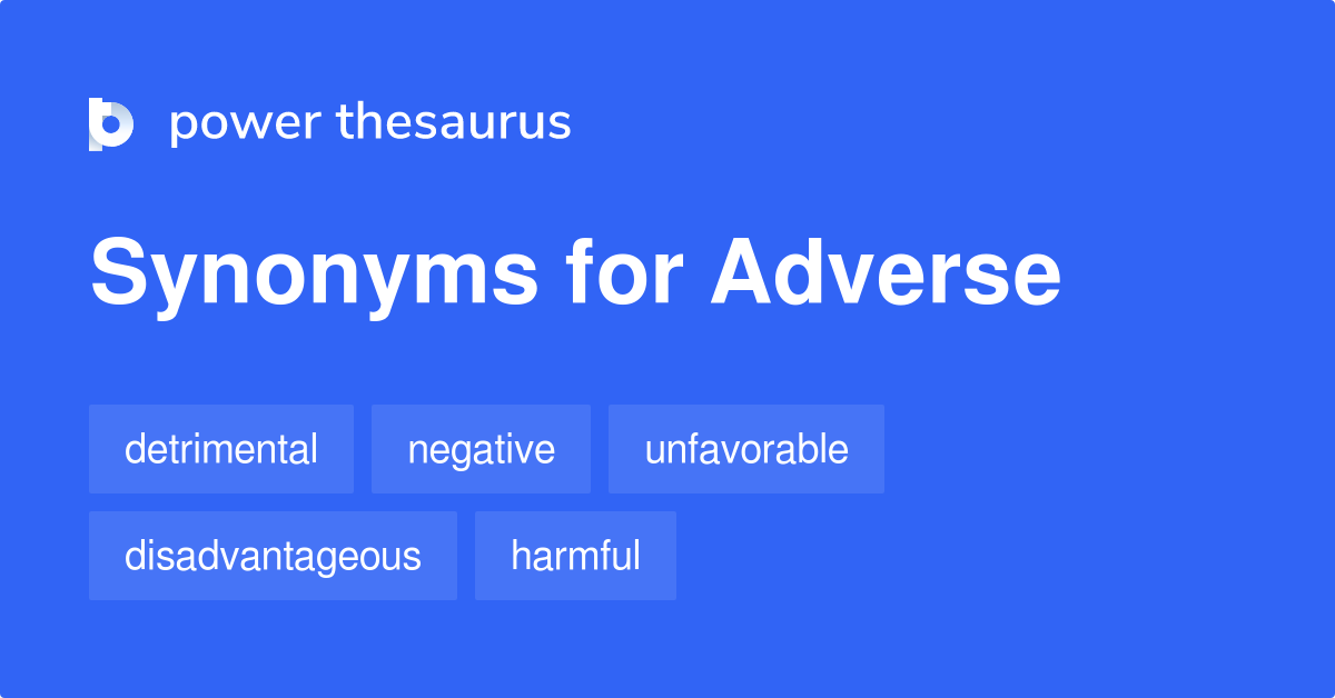 Adverse Synonyms 2 