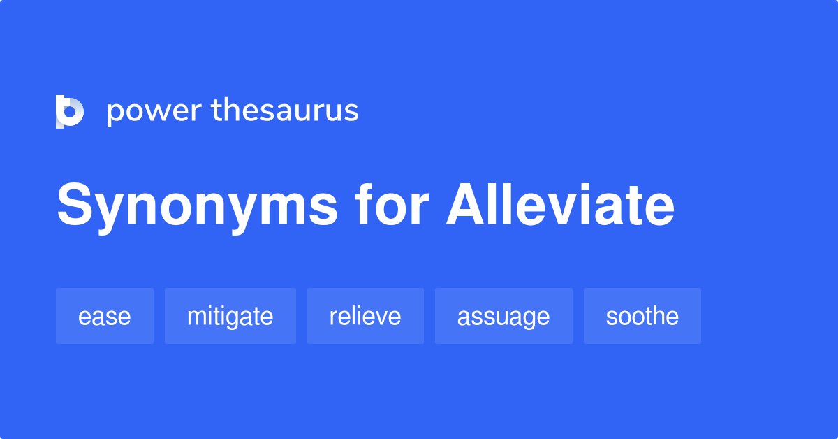 alleviate meaning