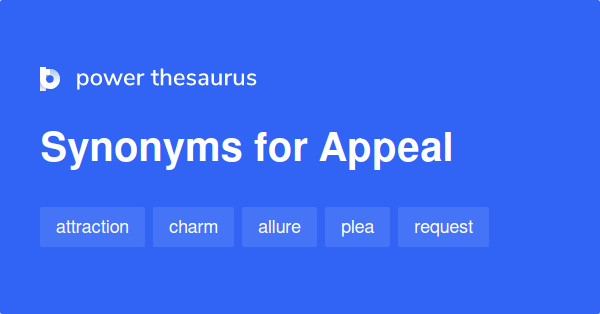 What Are Some Synonyms For Appeal