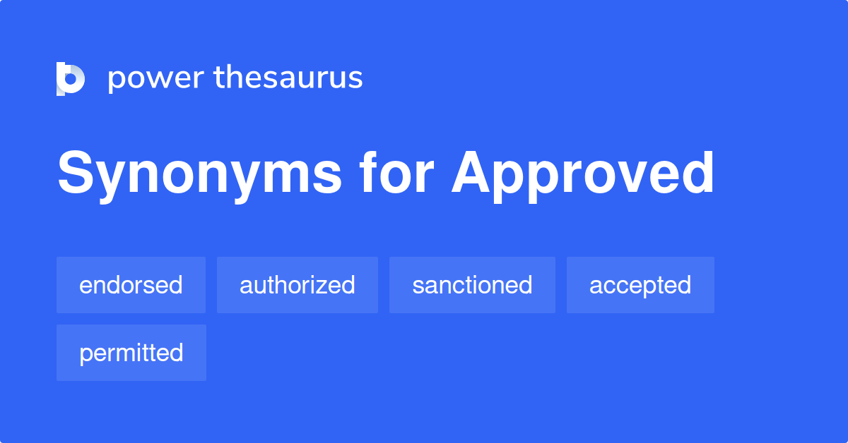 Pre Approved Synonym