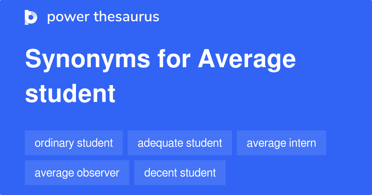 What Is The Synonyms Of Average