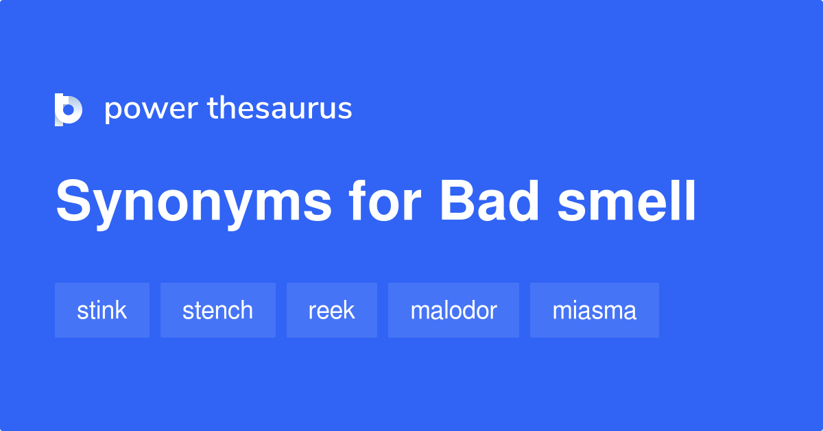 What Is A Synonym For Bad Smell