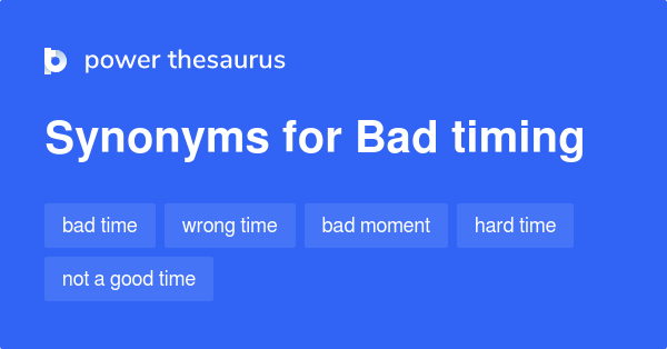 appropriate timing synonym