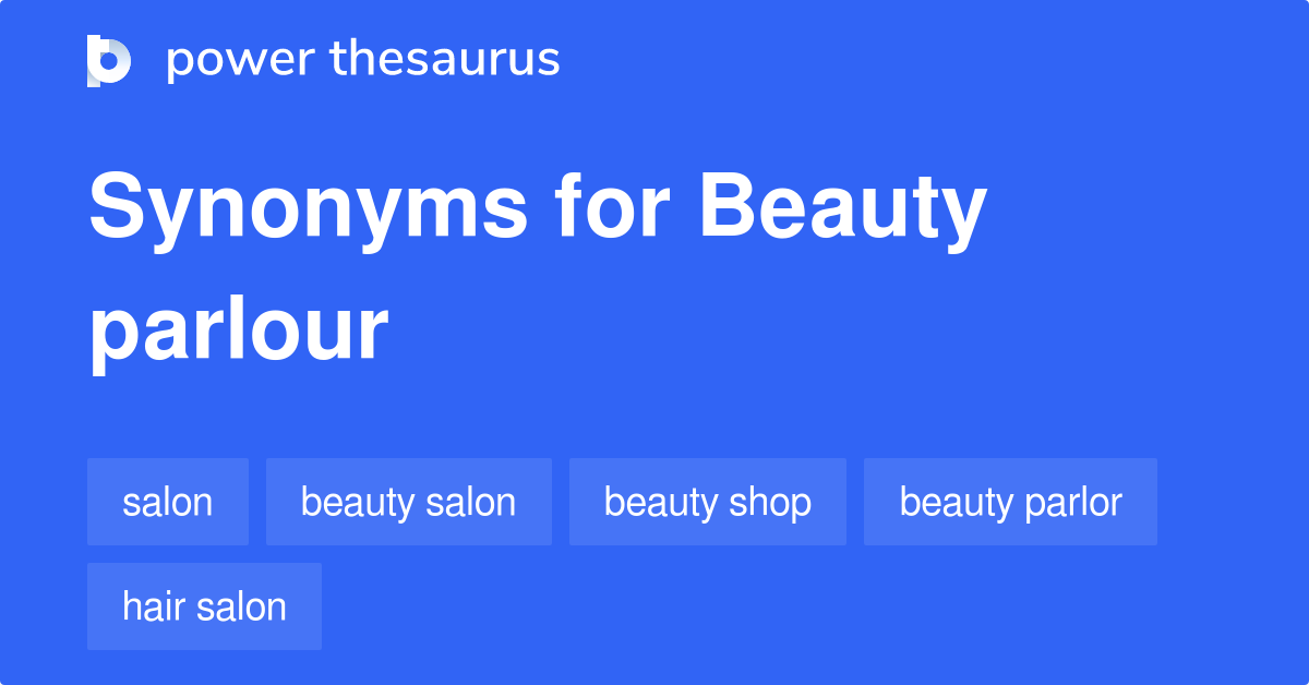 Beauty Parlour Synonyms 2 