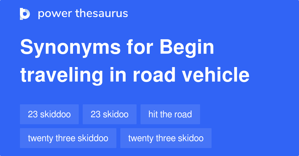 car road trip synonyms