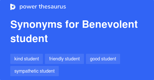 What Are The Synonyms For Benevolent