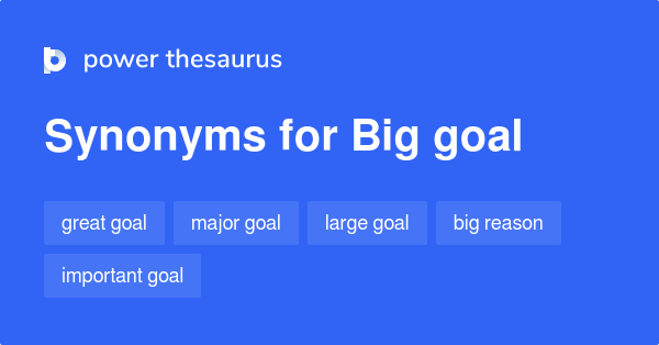 What Are Synonyms For Goal