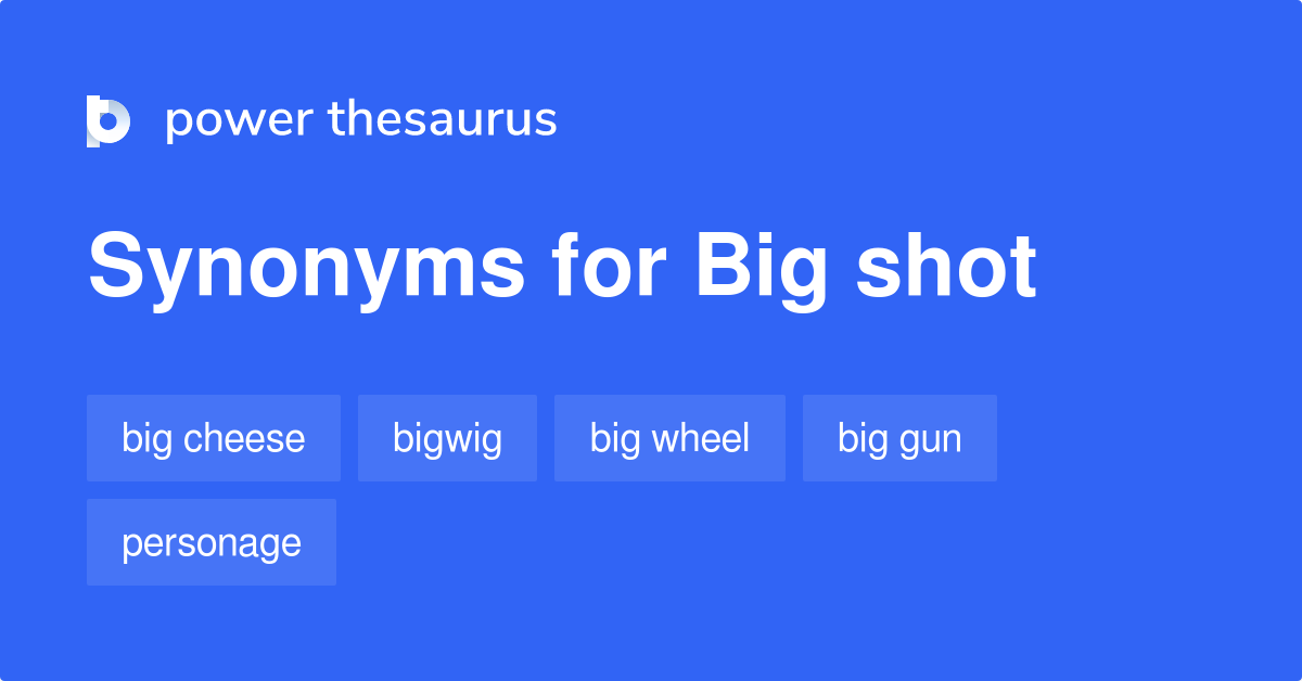 More 100 Big-shot Synonyms. Similar words for Big-shot.