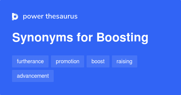 Boost Synonyms In English