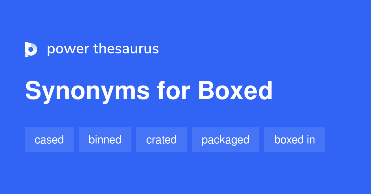 boxed synonym