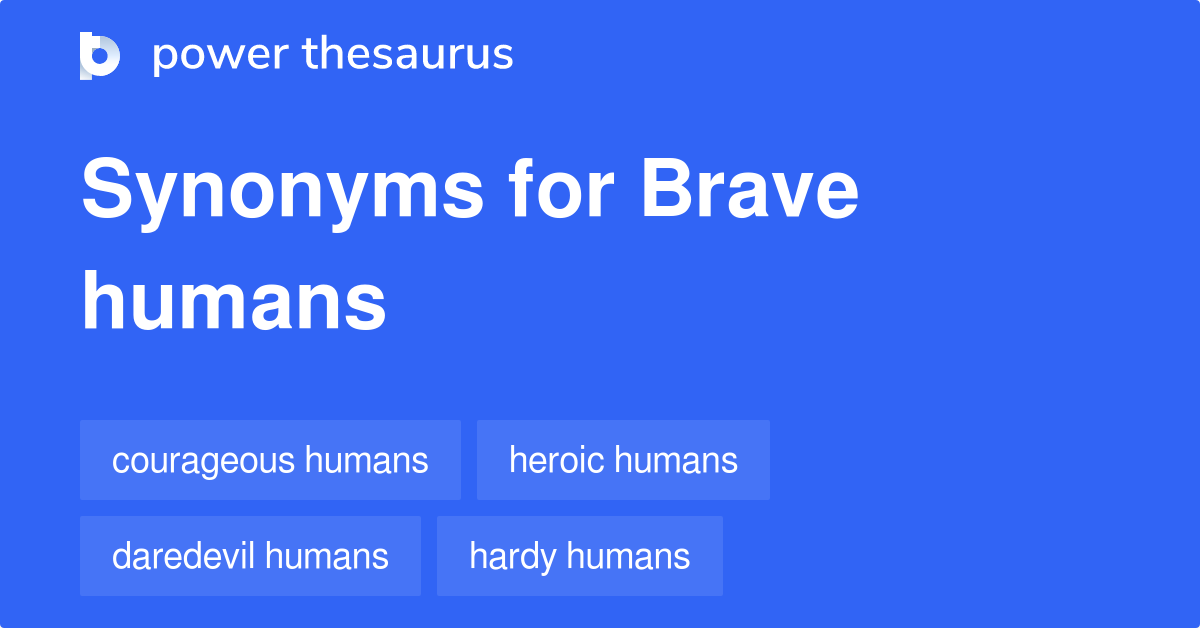 what are synonyms for brave