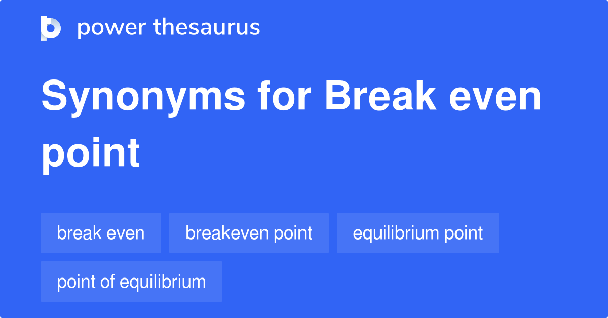 break synonym