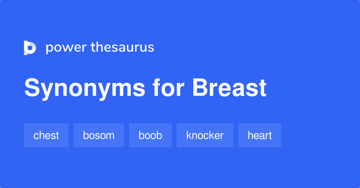 Breast synonyms - 599 Words and Phrases for Breast