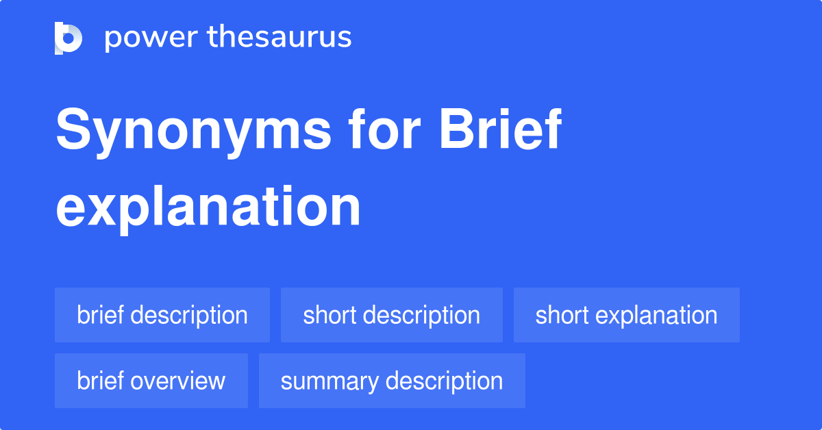 brief-explanation-synonyms-181-words-and-phrases-for-brief-explanation