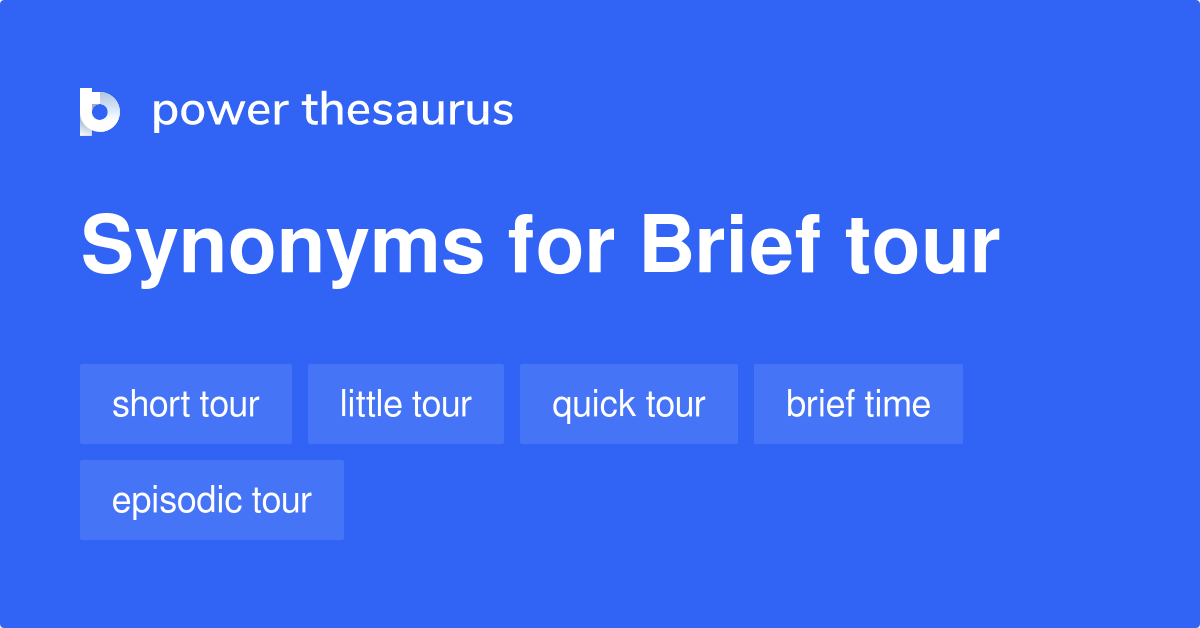 business tour synonyms