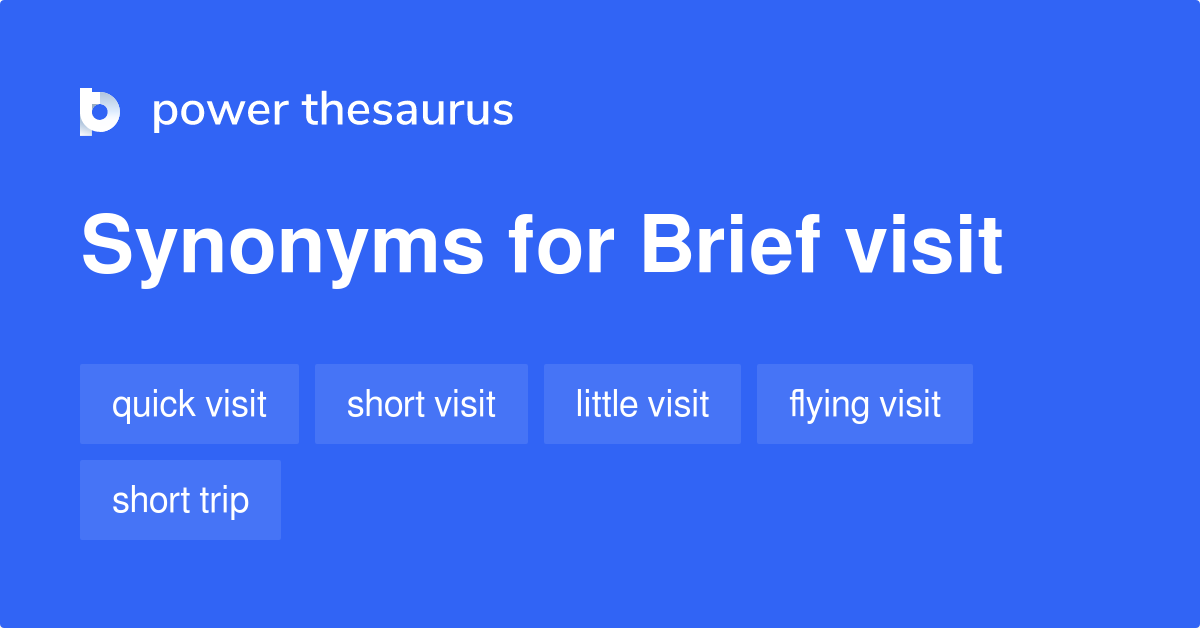 visit brief meaning