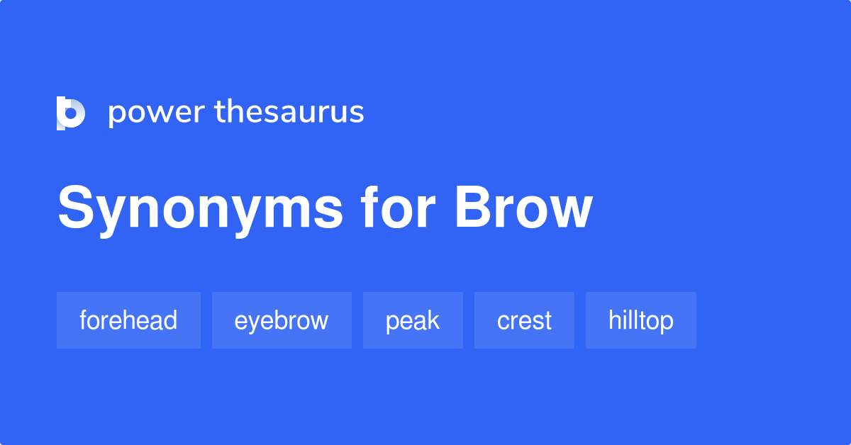 synonym of brow presentation