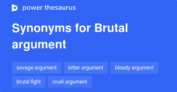 Brutal Meaning Synonyms