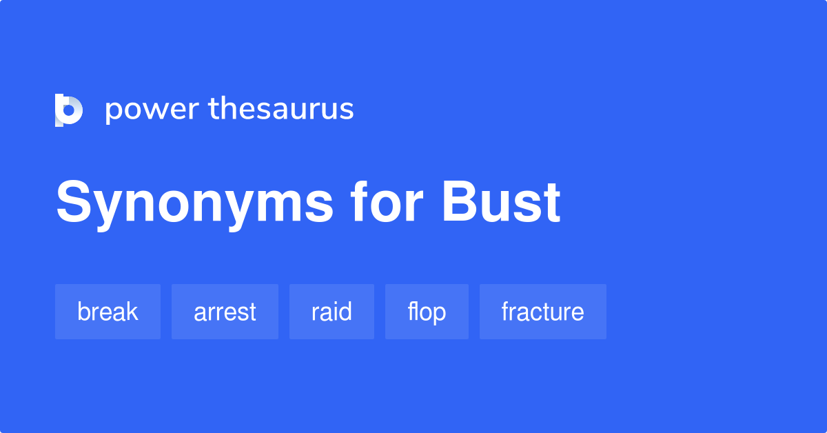 Bust synonyms - 3 265 Words and Phrases for Bust