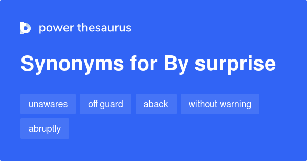 surprise synonym