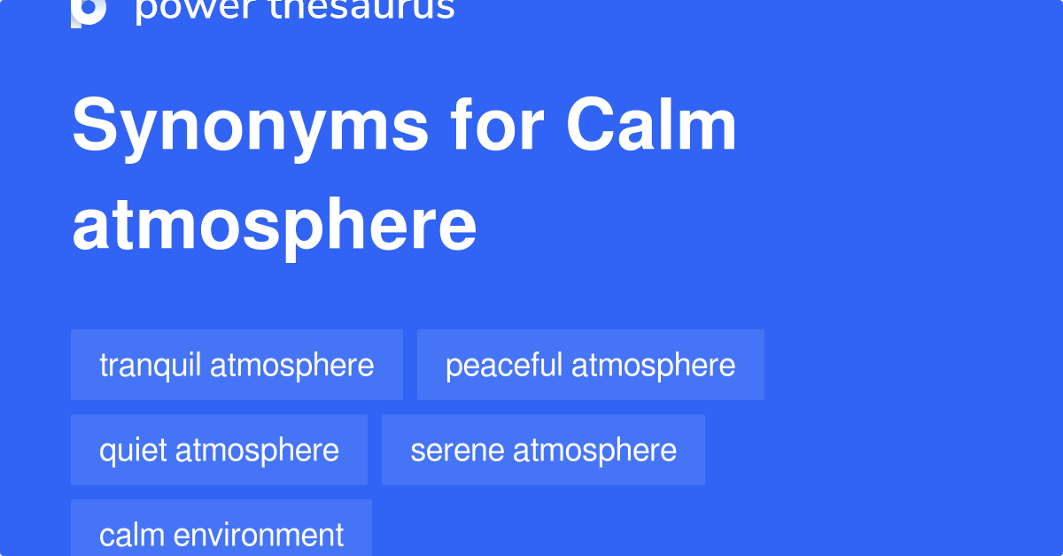 Calm Weather Synonyms