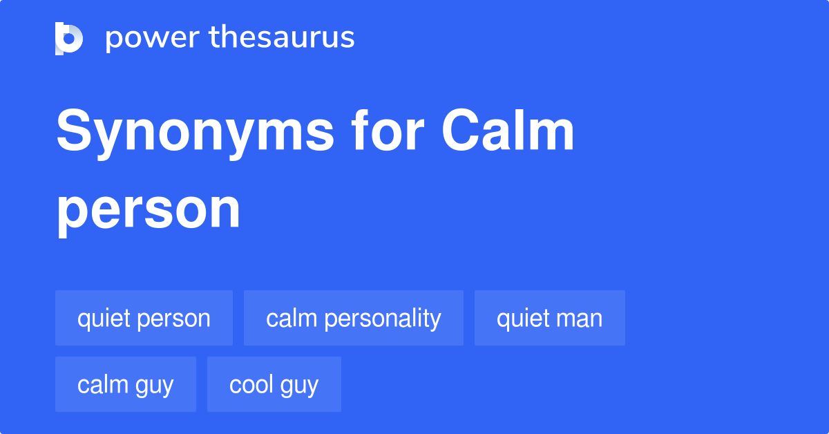calm person