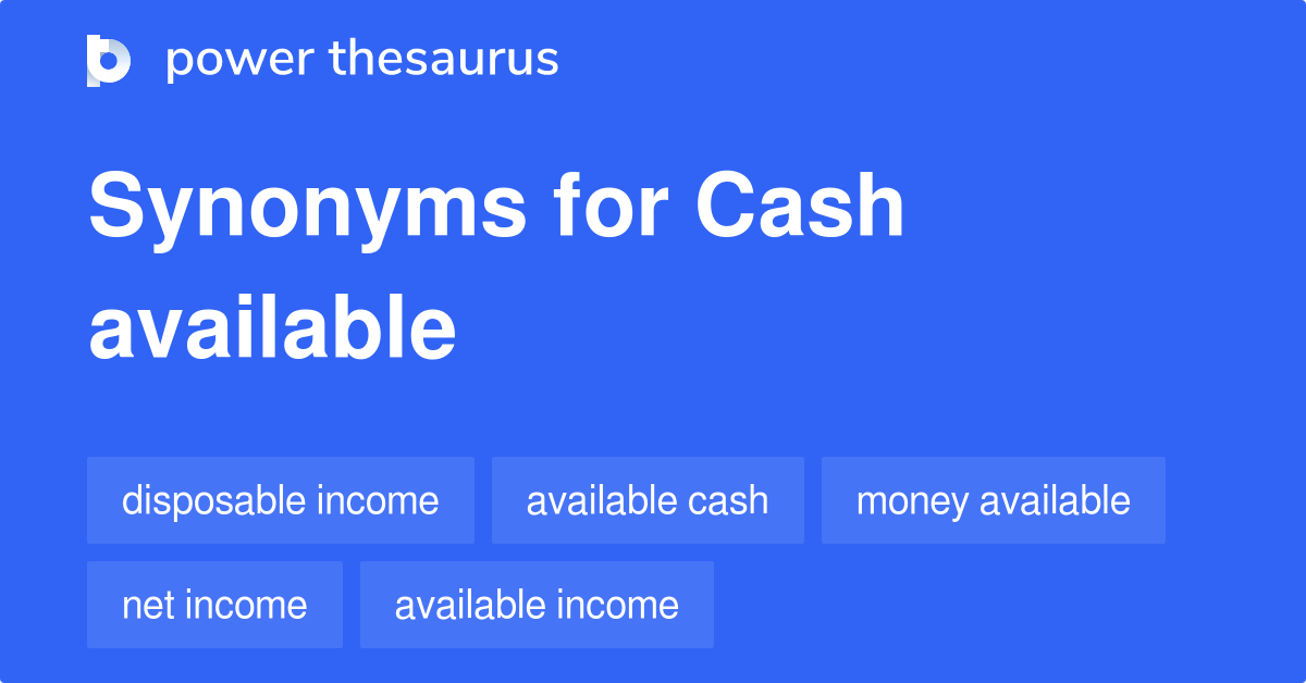 What Are Some Synonyms For Cash