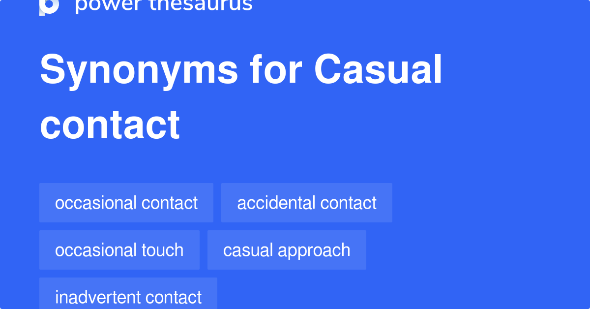 Casual contact