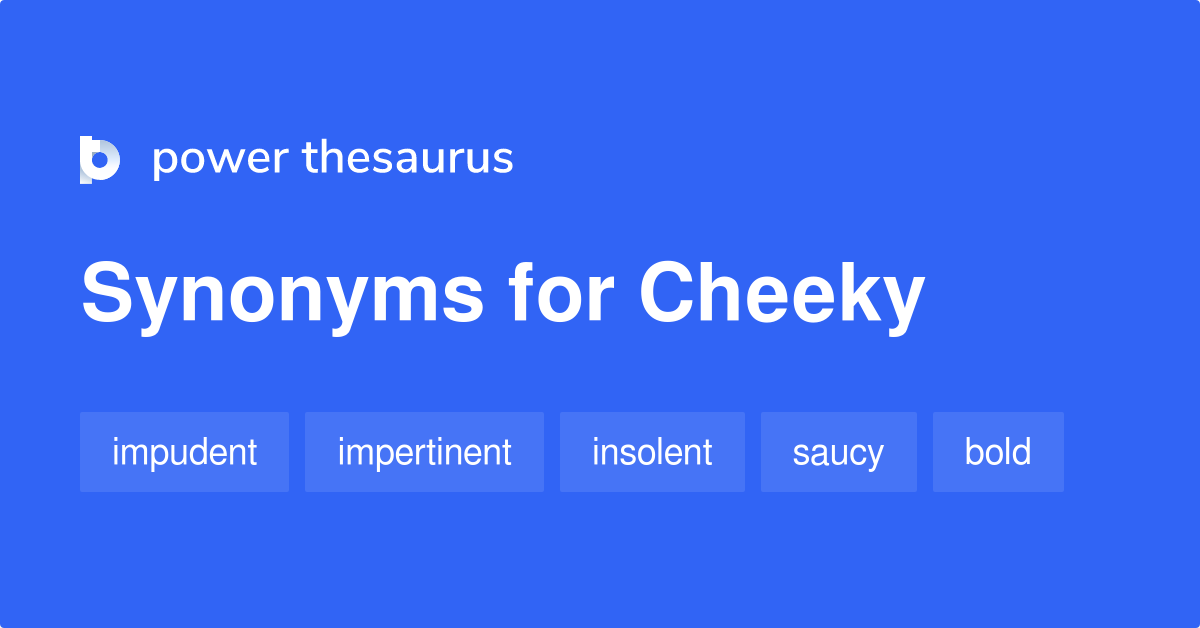 Cheeky Attitude synonyms - 22 Words and Phrases for Cheeky Attitude