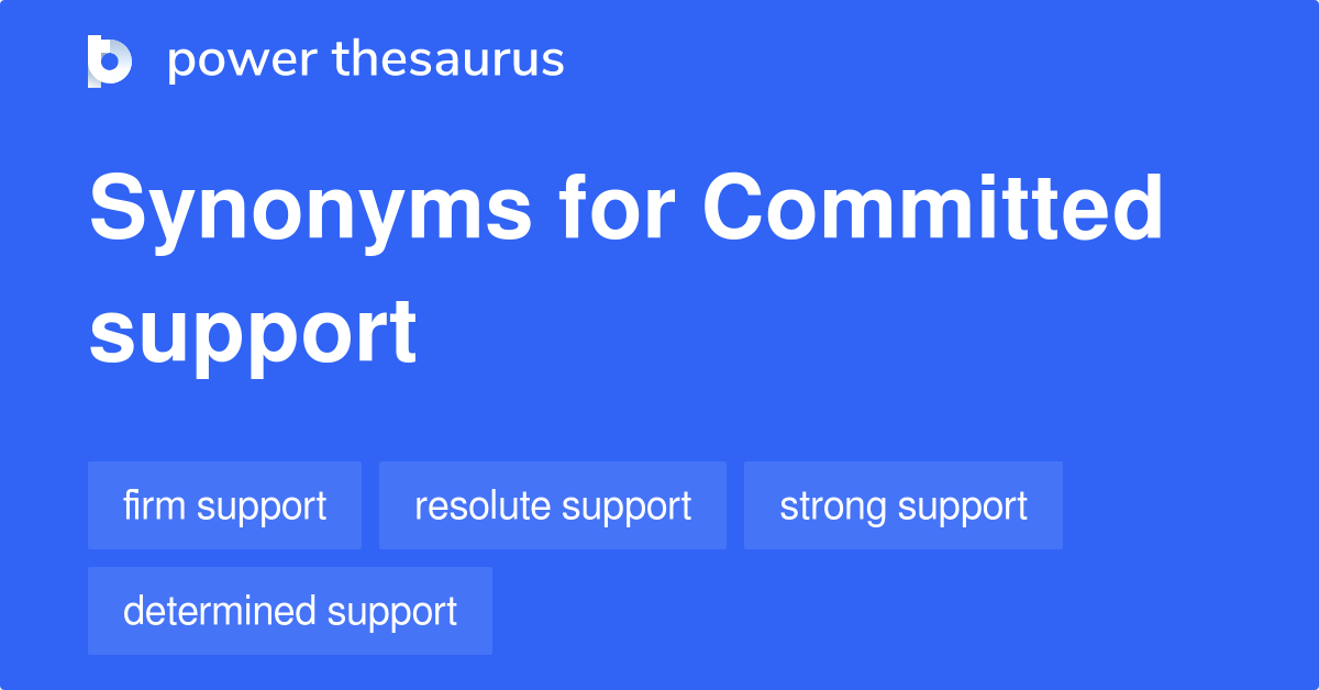 committed synonym