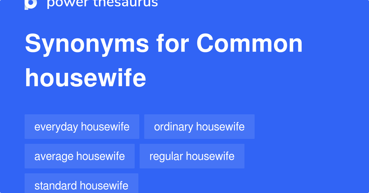 Housewife Synonyms