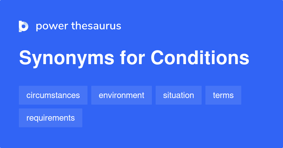 Working Conditions Synonyms