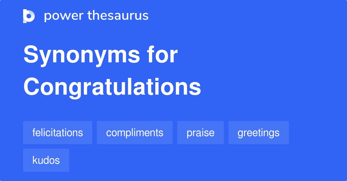 Congratulations Synonyms 555 Words And Phrases For Congratulations