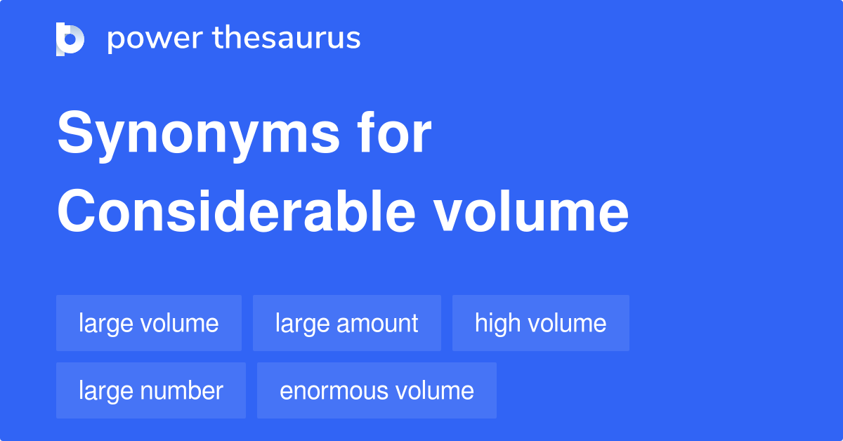 Considerable Number Similar Words