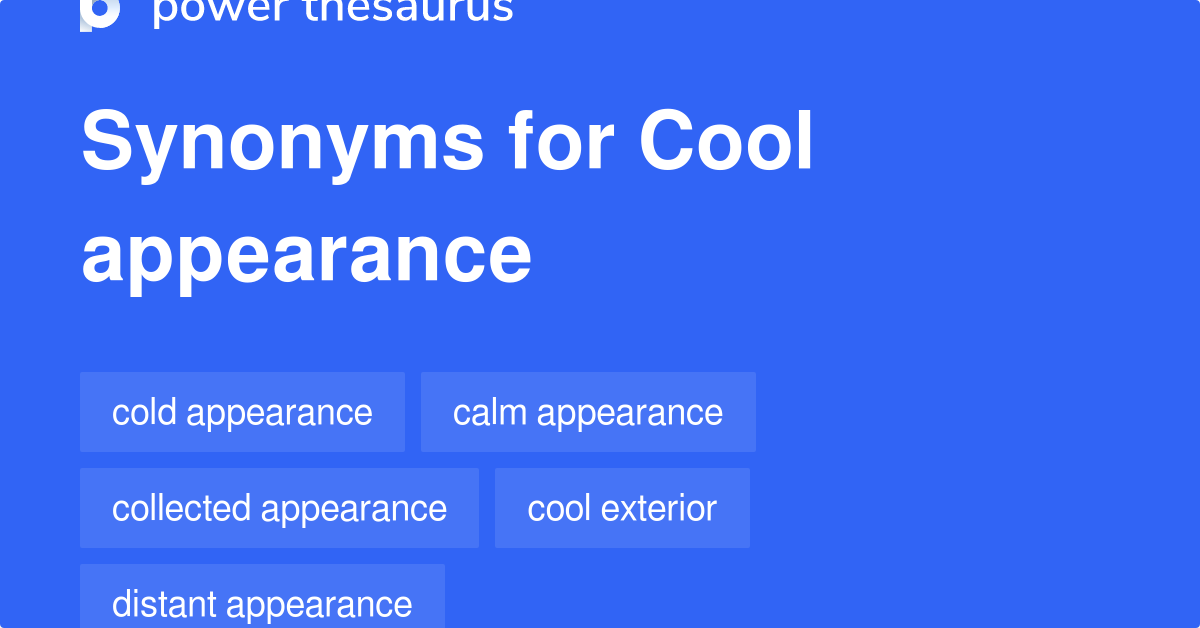 What Are Synonyms For Appearance