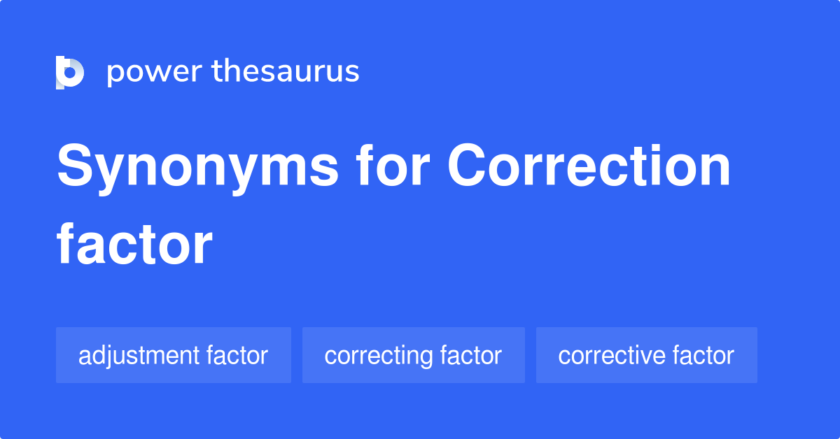 Conversion Factor Definition Synonyms