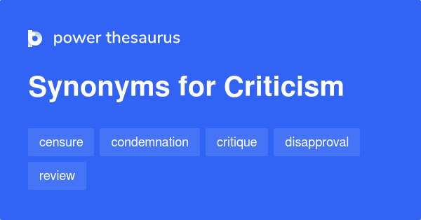 What Is A Word For Severe Criticism