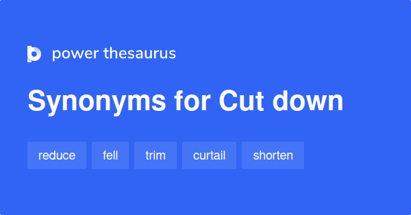 Cut Down Synonym Tree