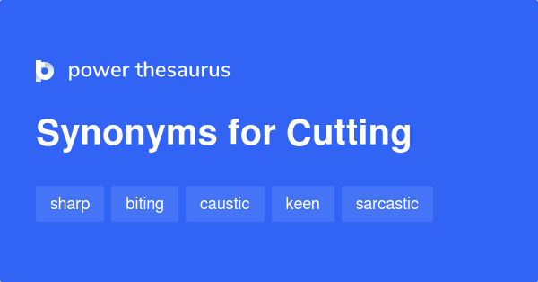Cutting Synonyms 