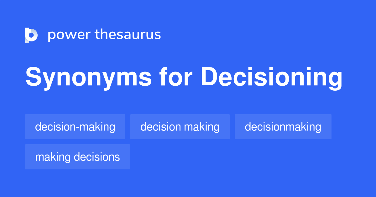 make correct decisions synonym
