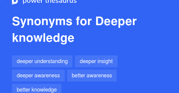 define deeper synonym