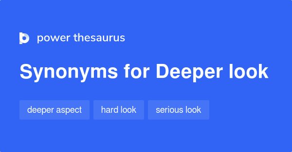 thesaurus deeper look