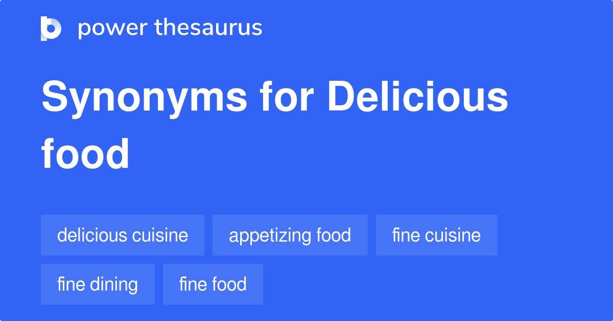 Fast Food Synonyms And Antonyms