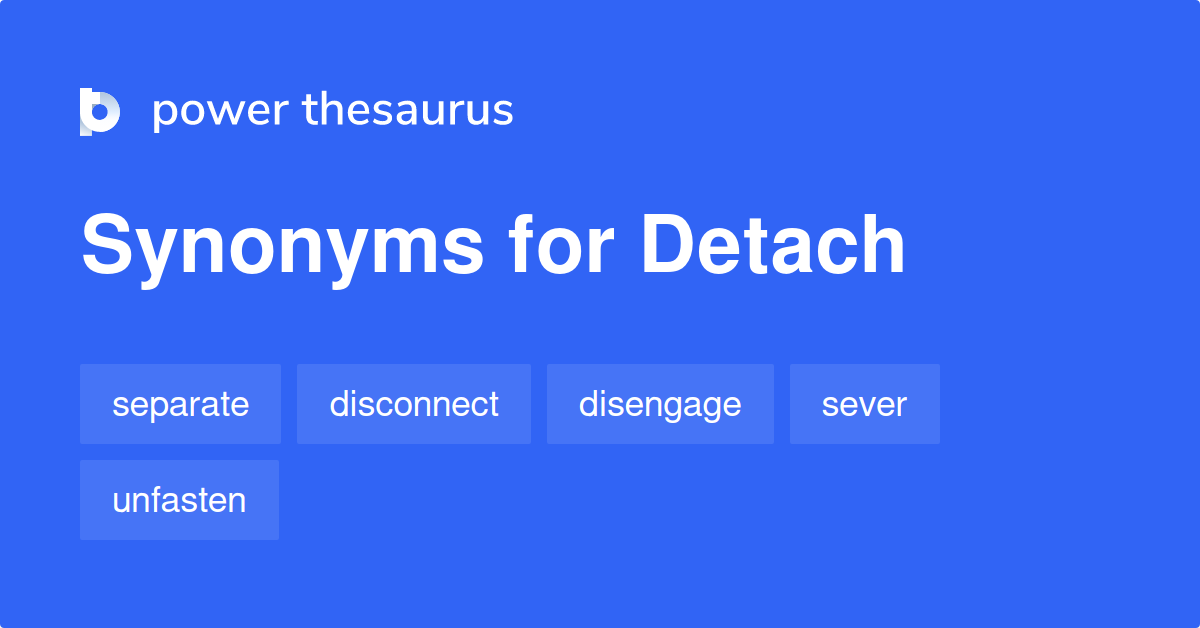 Detach Synonym