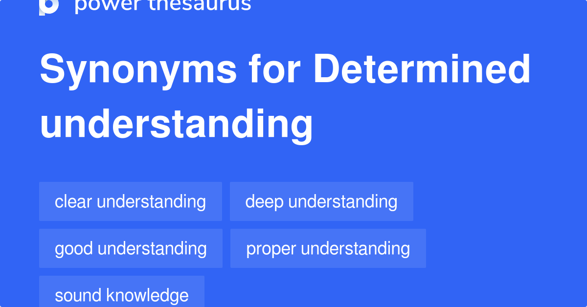 What Is The Best Synonyms For Determined