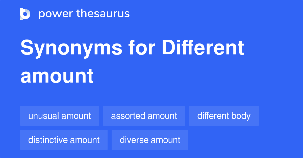 another word for speech amount