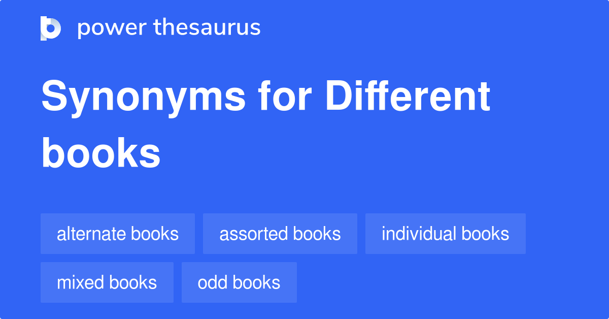 good books synonyms