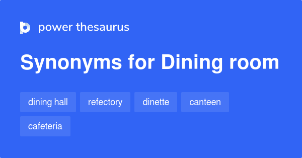 dining room synonyms in english